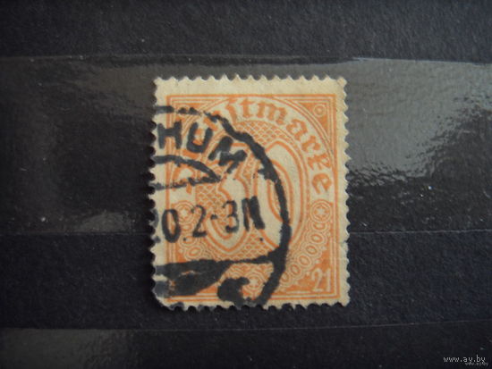 1920 Германия Рейх служебная почтовая марка Мих 27 (2-5)