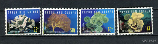 Папуа Новая Гвинея - 1997 - Кораллы - [Mi. 804-807] - полная серия - 4 марки. MNH.  (Лот 100Dc)