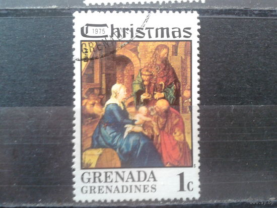 Гренада-Гренадины 1975 Рождество, живопись