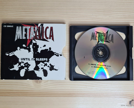 Metallica - Until It Sleeps (CD, USA, 1996, лицензия) Slide Tray