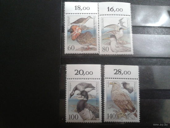 Германия 1991 Птицы** Михель-6,5 евро полная серия