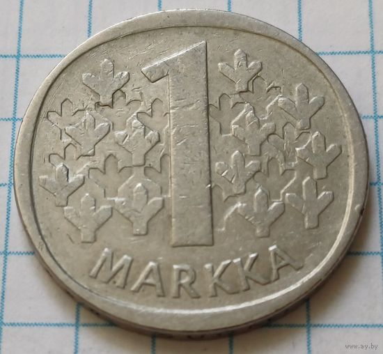 Финляндия 1 марка, 1972     ( 1-2-5 )