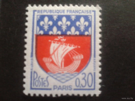 Франция 1965 герб Парижа