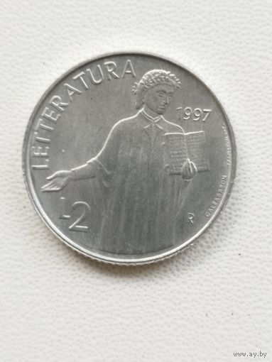 Сан Марино 2 лиры 1997 год