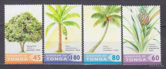 2004 Тонга 1711-1714 Флора - Фруктовые деревья 6,20 евро