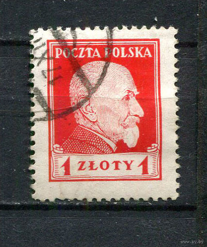 Польша - 1924 - Президент Станислав Войцеховский - [Mi. 212] - полная серия - 1 марка. Гашеная.  (Лот 59EN)-T5P3