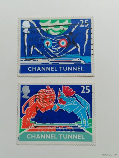 Великобритания 1994. Открытие тоннеля под Ла-Маншем
