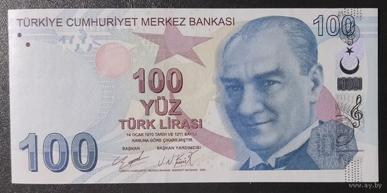 100 лир 2009 (2020) - Турция - UNC