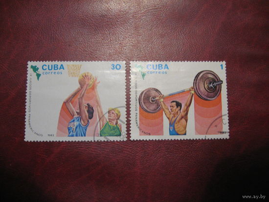 Марка Куба 9-е Панамериканские игры 1983 (спорт)