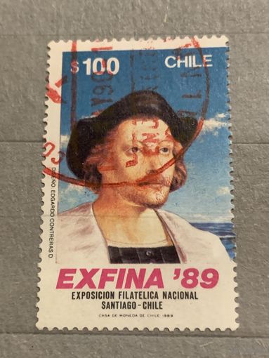 Чили 1989. Национальный филателистическая выставка Exfina89. Полная серия