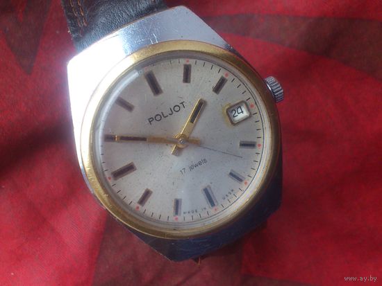 Часы ПОЛЕТ 2616 АВТОМАТ , ПОЗОЛОТА ЧАСТИЧНО, из СССР 1980-х