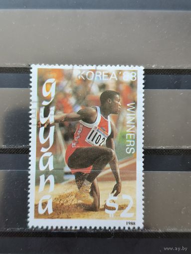 Гайана 1988г. Спорт
