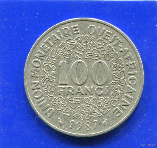 Западная Африка 100 франков 1987