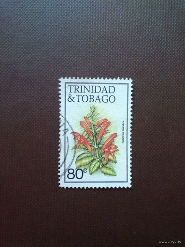 Тринидат и Тобаго 1983 г.Колумнея scandens.