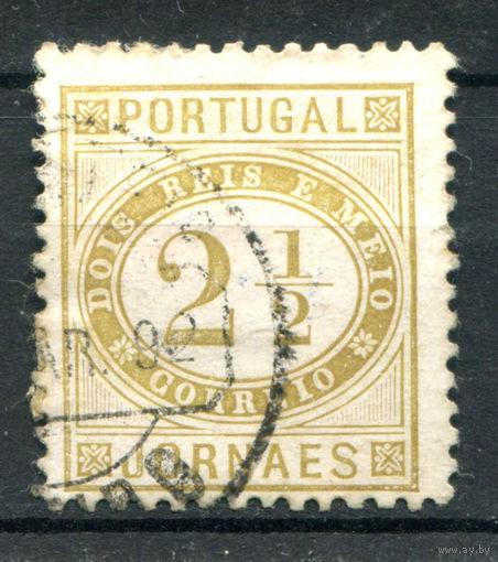 Португалия - 1876г. - 2 1/2 R - 1 марка - полная серия, гашёная [Mi 46]. Без МЦ!