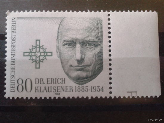 Берлин 1984 религиозный, католический политик Михель-1,4 евро