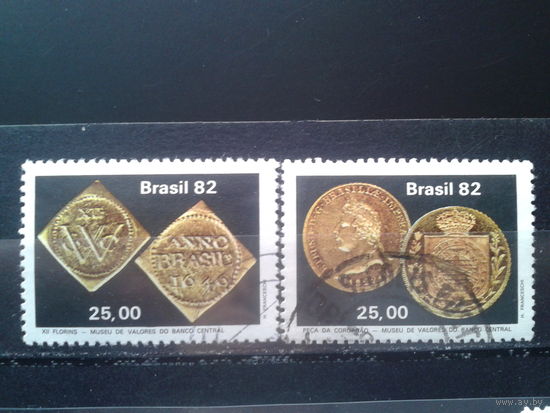 Бразилия 1982 Монеты из музея Полная серия