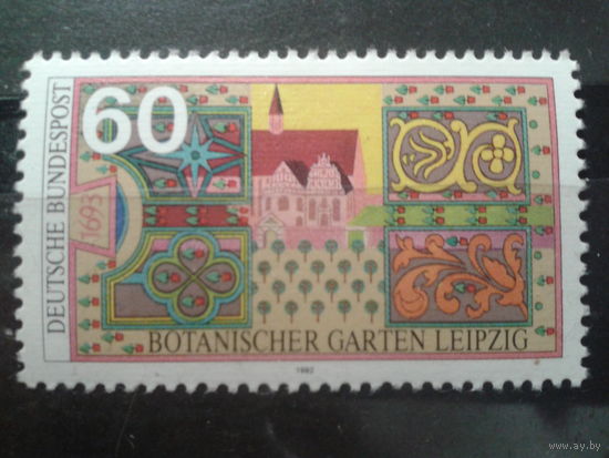 Германия 1992 Ботанический сад, арабеска** Михель-1,3 евро
