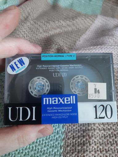 Кассета maxell UDI 120. 1988 год