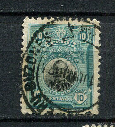 Перу - 1918/1922 - Франсиско Болоньези 10C - [Mi.175] - 1 марка. Гашеная.  (Лот 102BY)