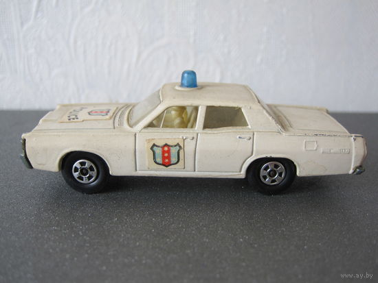Mercury Police Car Matchbox.