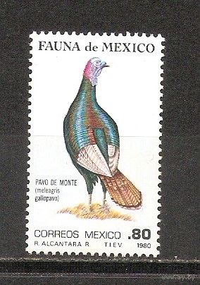 КГ Мексика 1980 Птица