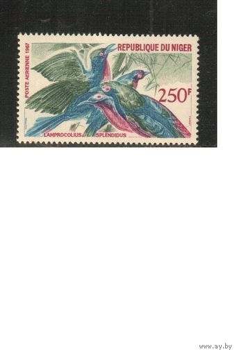 Нигер-1968 (Мих.186) **, Фауна, Птицы(одиночка)