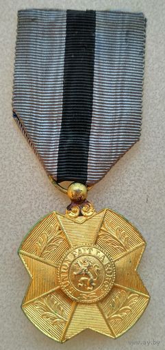 Бельгийское Королевство. Медаль Ордена Леопольда II, 1 класса ,в золоте. Образец 1908-1951 гг.