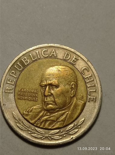 Чили 500 песо 2003 года .