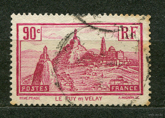 Город Ле-Пюи-ан-Веле. Франция. 1933. Полная серия 1 марка
