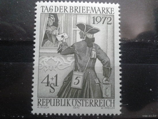 Австрия 1972 День марки, почтальон**