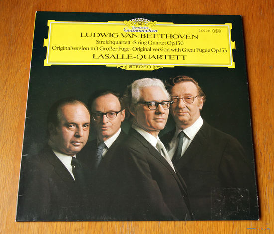 Beethoven. String Quartet Op. 130, Original version with Great Fugue Op. 133 - Lasalle Quartet LP, 1973