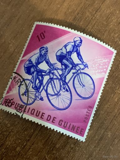 Гвинея 1963. Велоспорт. Марка из серии