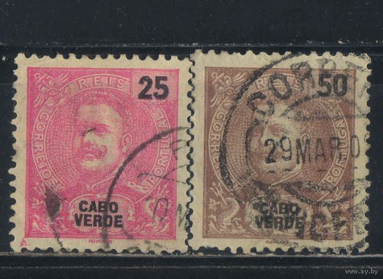 Португалия Колонии Кабо Верде 1903 Карл I Стандарт #78-9