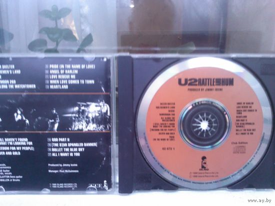 U2. rattle and hum. CD
