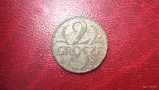 2 гроша 1925 год Польша