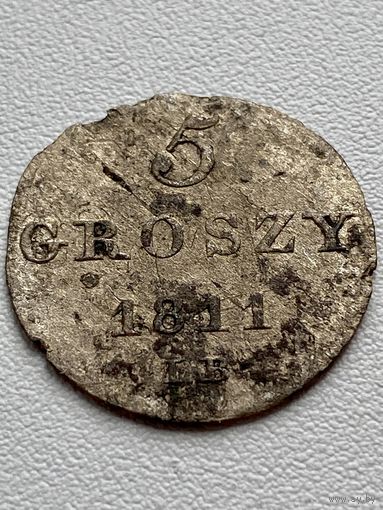 5 грошей 1811 год Герцогство Варшавское