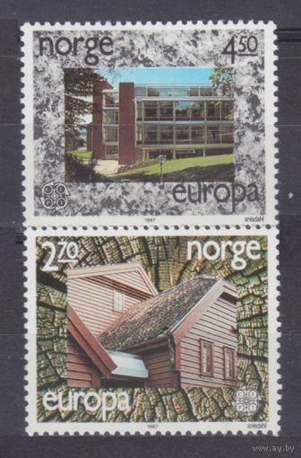 1987 Норвегия 965-966 Европа Cепт 3,50 евро