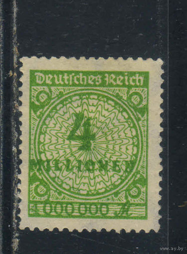 Германия Респ 1923 Инфляция Номинал #316*