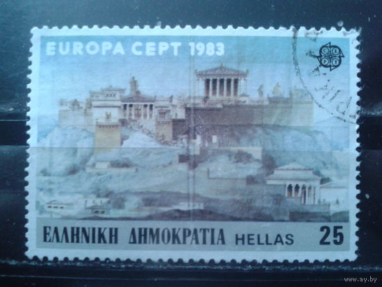 Греция 1983 Европа Полная серия (2 скана) Руины Акрополя и Архимед