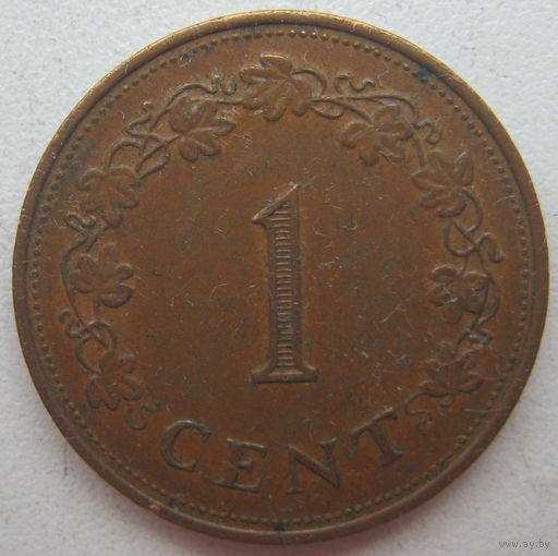 Мальта 1 цент 1977 г. (g)