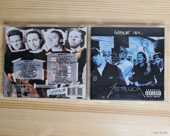 Metallica - Garage Inc. (2xCD, Europe, 1998, лицензия) Repress