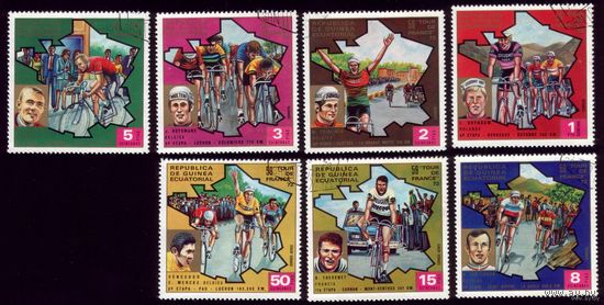 Экваториальная Гвинея 1973. Тур де Франс. Велогонка. Полная серия