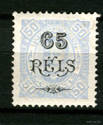 Португальские колонии - Гвинея - 1902 - Надпечатка 65 REIS на 50R - [Mi.59] - 1 марка. MLH.  (Лот 112BC)