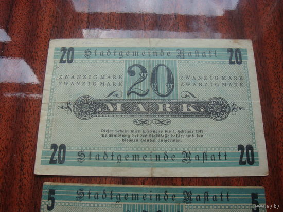 Германия  20 марок 1918 Нотгельд