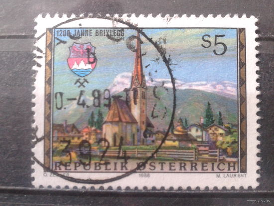 Австрия 1988 1200 лет городу, герб