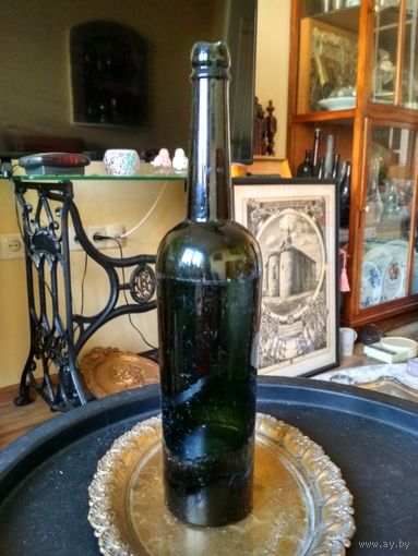 Бутылка виння 19 в., Российская империя, царизм, высота 35 см., 0.75 L.