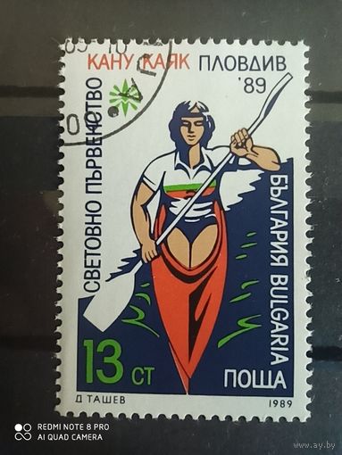 Марка Болгария 1989 год Чемпионат мира