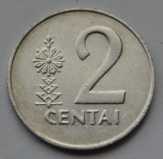 Литва, 2 цента 1991 г.