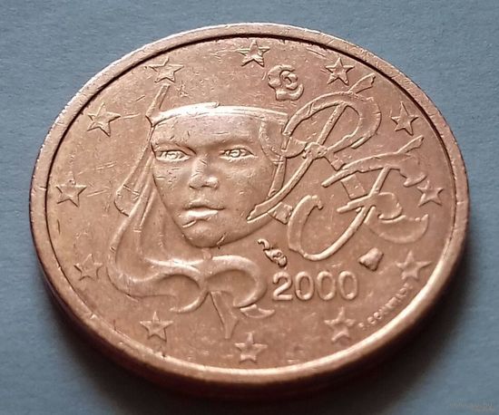 1 евроцент, Франция 2000 г.